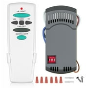 Ceiling Fan Remote Control Kit with Up Down Light, Replacement for Hampton Bay Harbor Breeze Hunter Westinghouse, 3-Speed Remote Replace UC7078T UC7080T CHQ7078T L3H2010FANHD Fan-HD6 FAN-28R